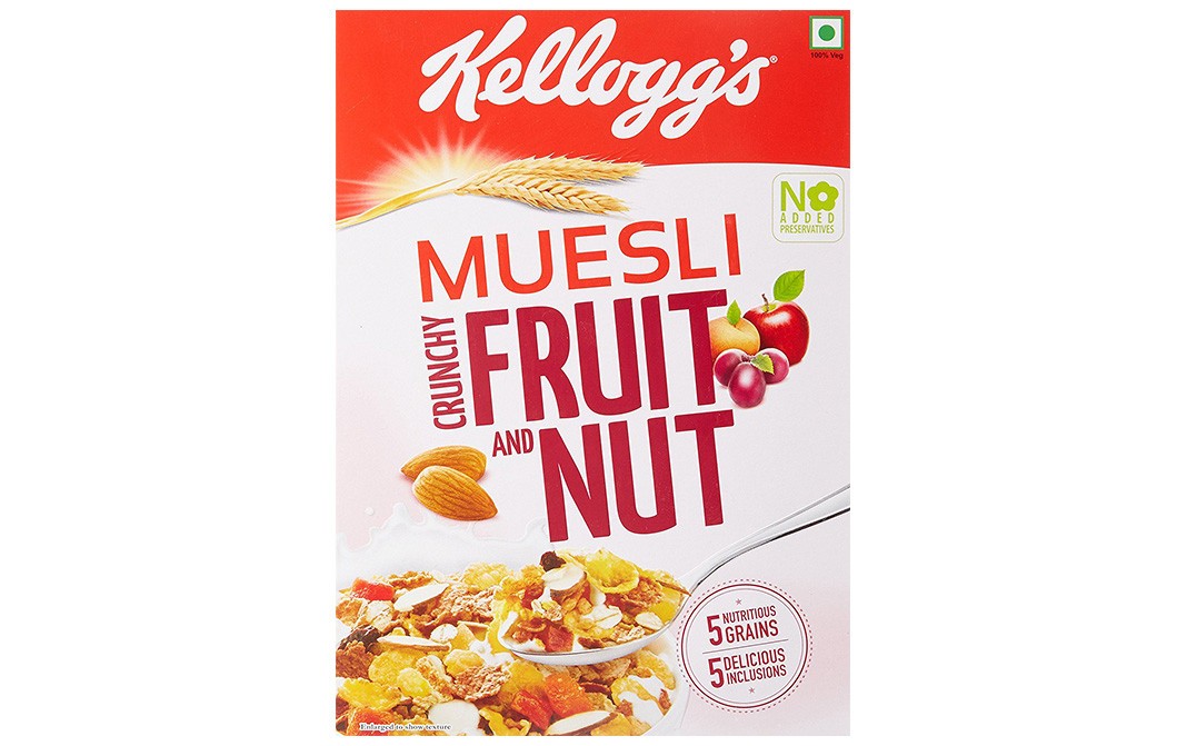 Kellogg's Muesli Crunchy Fruit and Nut   Box  500 grams